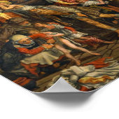 Pieter Aertsen – キリスト教の慈悲の行為 ポスター (角)