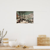 Pieter Bruegelによる雪のハンターズ ポスター (キッチン)