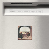 Pieter Bruegelによる2匹のサル マグネット (インサイチュ (食洗機))