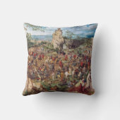 Pieter Bruegelのカルヴァリへの行列 クッション (裏面)