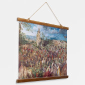 Pieter Bruegelのカルヴァリへの行列 吊り下げ型タペストリー (傾斜あり)