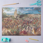 Pieter Bruegelのカルヴァリへの行列 薄葉紙 (クラフト)