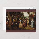 Pieter Bruegelの聖ヨハネ・バプテストの説教 ポストカード (正面/裏面)