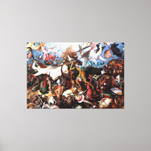 Pieter Bruegelの"反逆の天使の秋" キャンバスプリント