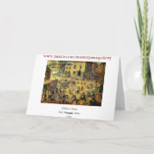 Pieter Bruegelの"子供のゲーム" - 1560年 カード (裏面)