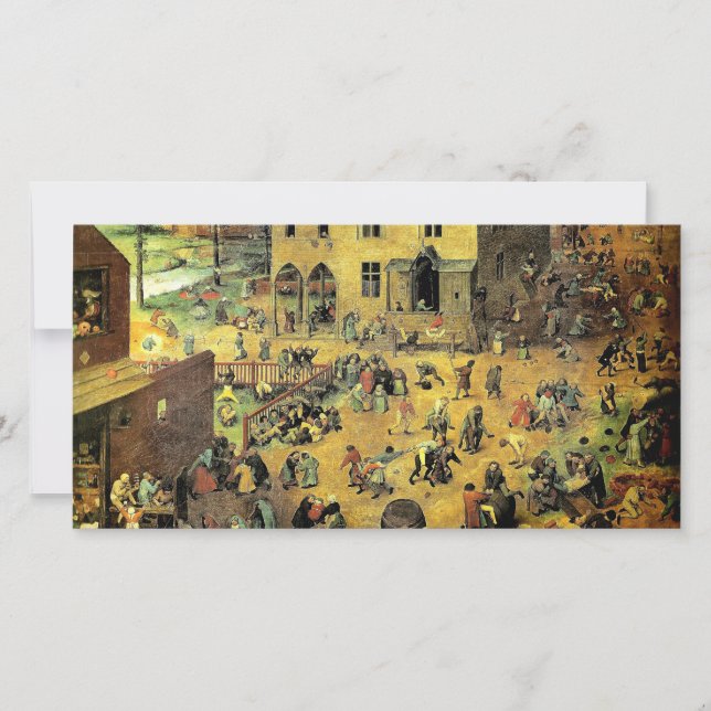 Pieter Bruegelの"Children's Games" - 1560 (正面)
