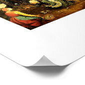 Pieter Bruegelの"Children's Games" - 1560 ポスター (角)