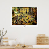 Pieter Bruegelの"Children's Games" - 1560 ポスター (キッチン)