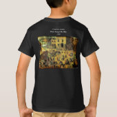 Pieter Bruegelの"Children's Games" - 1560 Tシャツ (裏面)