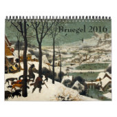 Pieter Bruegelより古い2016年 カレンダー (カバー)