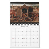 Pieter Bruegelより古く小さい2016年 カレンダー (3月 2027)
