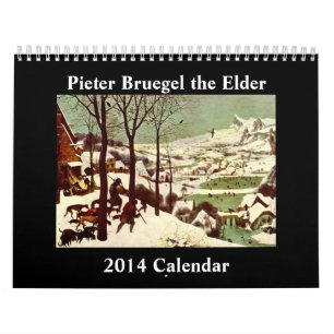Pieter Bruegel年長者2014のカレンダー カレンダー