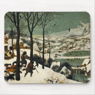 Pieter Bruegel年長者-雪のハンター マウスパッド