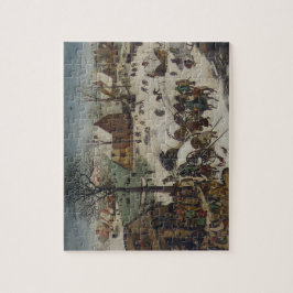 Pieter Bruegel著ベスレヘムの人口調査 ジグソーパズル