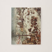 Pieter Bruegel著ベスレヘムの人口調査 ジグソーパズル (縦)