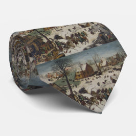 Pieter Bruegel著ベスレヘムの人口調査 ネクタイ