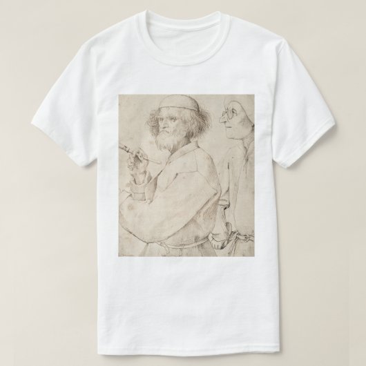 Pieter Bruegel著ペインターそして鑑識家 Tシャツ (デザイン正面)