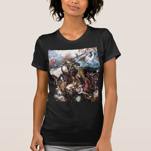Pieter Bruegel著反逆の天使の秋 Tシャツ (正面)