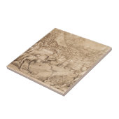 Pieter Bruegel著春年長者 タイル (側面)