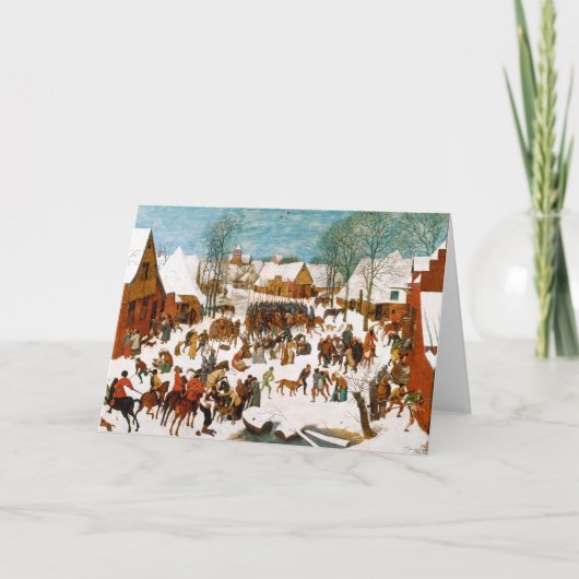 Pieter Bruegel著潔白な人の大虐殺 カード (正面)