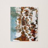 Pieter Bruegel著潔白な人の大虐殺 ジグソーパズル (縦)