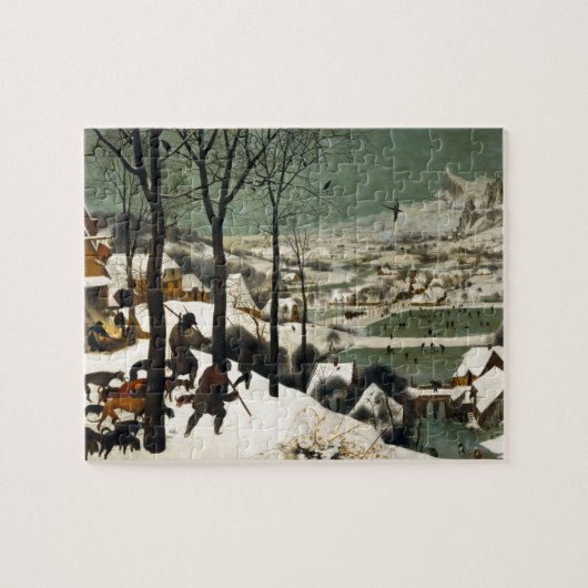 Pieter Bruegel著雪のハンター年長者 ジグソーパズル (横)