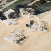 Pieter Bruegel著雪のハンター年長者 ジグソーパズル (側面)