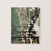 Pieter Bruegel著雪のハンター年長者 ジグソーパズル (縦)