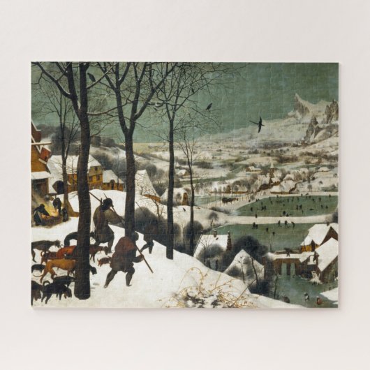 Pieter Bruegel著雪のハンター年長者 ジグソーパズル (横)