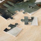 Pieter Bruegel著雪のハンター年長者 ジグソーパズル (側面)