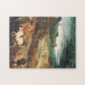 Pieter Bruegel長老 – 群れの帰還 ジグソーパズル (横)