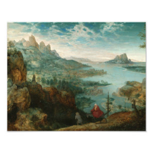 Pieter Bruegel -エジプトに飛行と美化して下さい フォトプリント