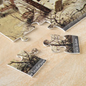 Pieter Bruegel -スケート選手との冬の景色 ジグソーパズル (側面)