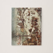 Pieter Bruegel -ベスレヘムの人口調査 ジグソーパズル (縦)