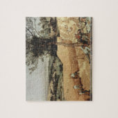 Pieter Bruegel -穀物の収穫のパズル ジグソーパズル (縦)