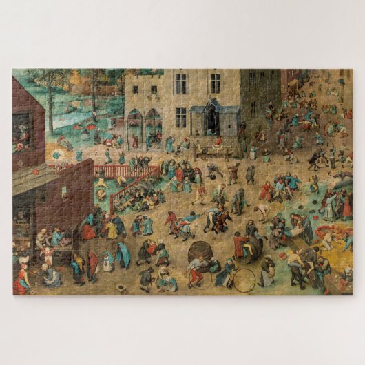 Pieter Bruegel「Children's Games」1560年、 ジグソーパズル (横)
