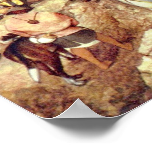 Pieter Bruegel Elder - Conversion of Saint Paul ポスター (角)