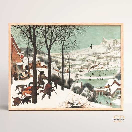 Pieter Bruegel Hunters in the Snow Art ポスター