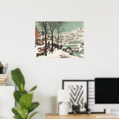 Pieter Bruegel Hunters in the Snow Art ポスター (ホームオフィス)