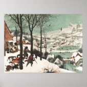 Pieter Bruegel Hunters in the Snow Art ポスター (正面)