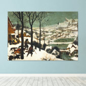 Pieter Bruegel the Elderによる雪の中のハンター キャンバスプリント (インサイチュ (ウッドフロア))