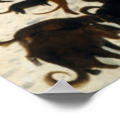 Pieter Bruegel the Elderによる雪の中のハンター ポスター (角)