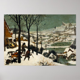 Pieter Bruegel the Elderによる雪の中のハンター ポスター