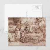 Pieter Bruegel the ElderによるZorn (Anger) ポストカード (正面/裏面)