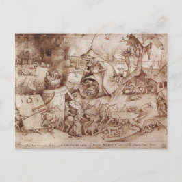 Pieter Bruegel the ElderによるZorn (Anger) ポストカード