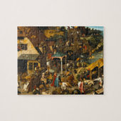 Pieter Bruegel the Elder -オランダ諺 ジグソーパズル (横)