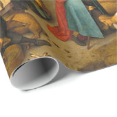 Pieter Bruegel the Elder -オランダ諺 ラッピングペーパー (ロールコーナー)