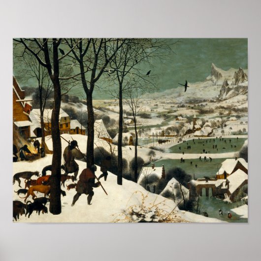 Pieter Bruegel the Elder – 雪の中のハンター ポスター (正面)
