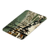 Pieter Bruegel the Elder – 雪の中のハンター マグネット (左側)