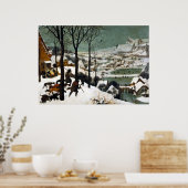 Pieter Bruegel the Elder Hunters in the Snow ポスター (キッチン)